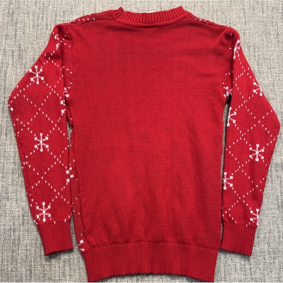 Hello Kitty Christmas Sweater Long Length Red And White Womens Size XXS - Picture 5 of 13